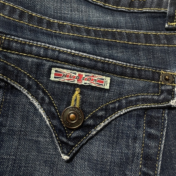 Hudson Jeans 28 Beth Mid Rise Denim Pockets - Picture 3 of 8